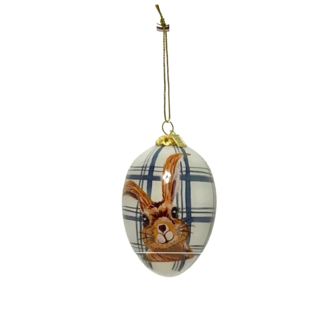 Pier 1 Li Bien “Easter 2020” Glass Egg Easter Ornament (NWT)